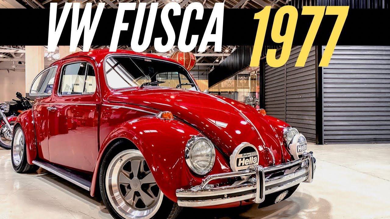 VW FUSCA 1977 VERMELHO MALAGA - COMPROU VOLANTE GANHOU FUSCA