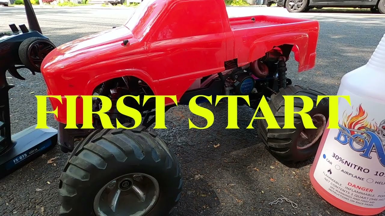 Traxxas Nitro Stampede - It's got an MIP Stinger Real Exhaust - TEST Drive True Vintage Style