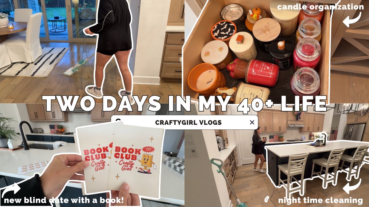 Life Lately (40+) | Work, Night Cleaning, Candle Organizing & Etsy Orders