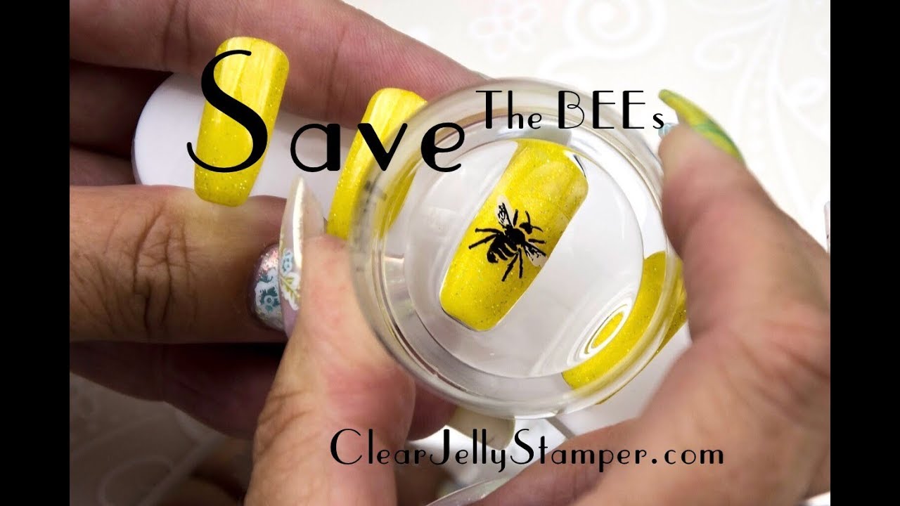 How to stamp a layered bee! Save the BEEs!