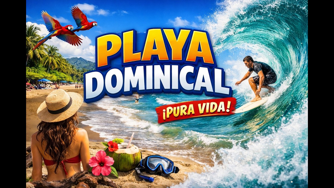 Walking Playa Dominical Costa Rica | Main Entrance to Beach | Spicy life Community