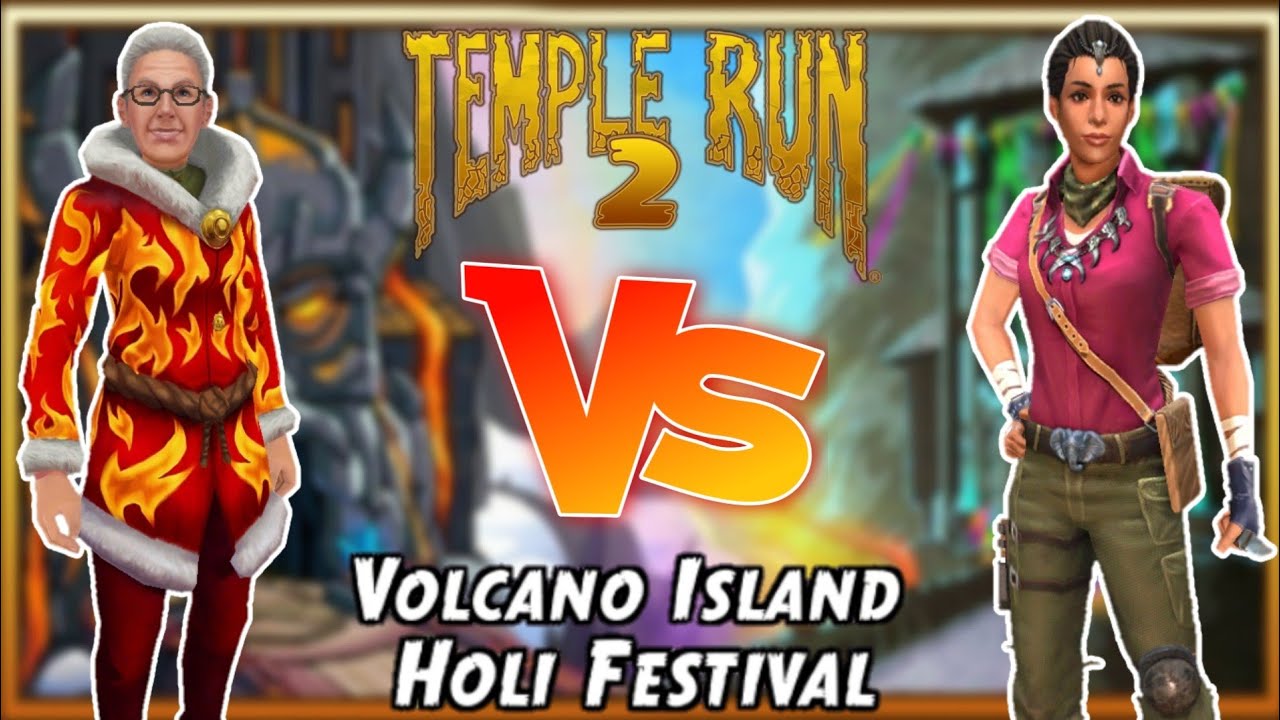 Mrs. Claus Volcanic VS Nidhi Nirmal Volcano Island Temple Run 2