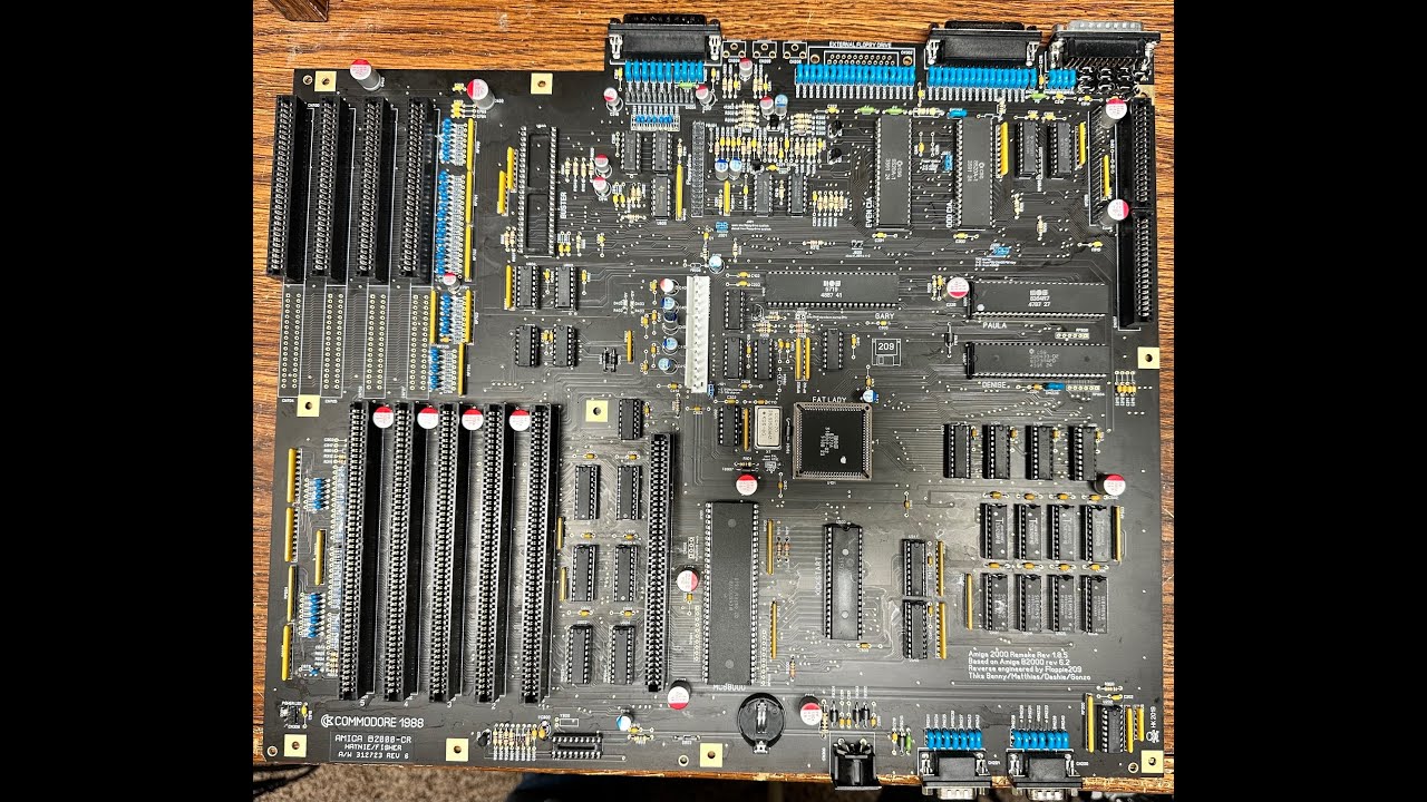 Assembling a Brand New Amiga 2000 PCB