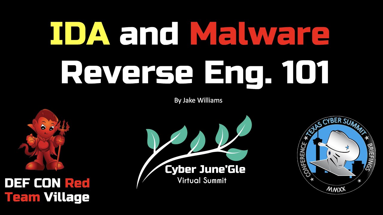 IDA and Malware Reverse Eng. 101 by Jake Williams