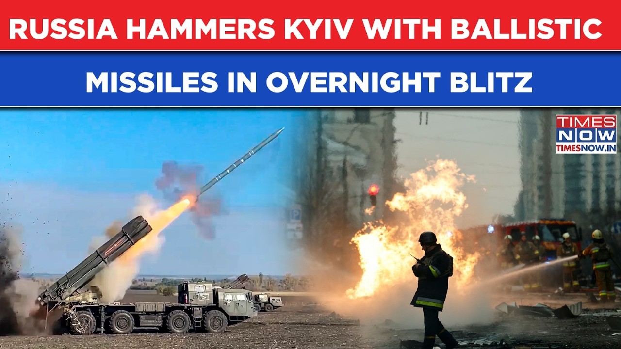 Russia Hammers Kyiv With Ballistic Missiles In Overnight Blitz: Loud Explosions, Raid Sirens Echo