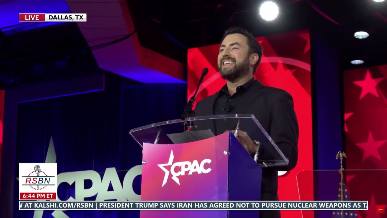 ПОЛНАЯ РЕЧЬ: Ведущий Джош Хаммер обращается к участникам CPAC 2026 - 26.03.2026