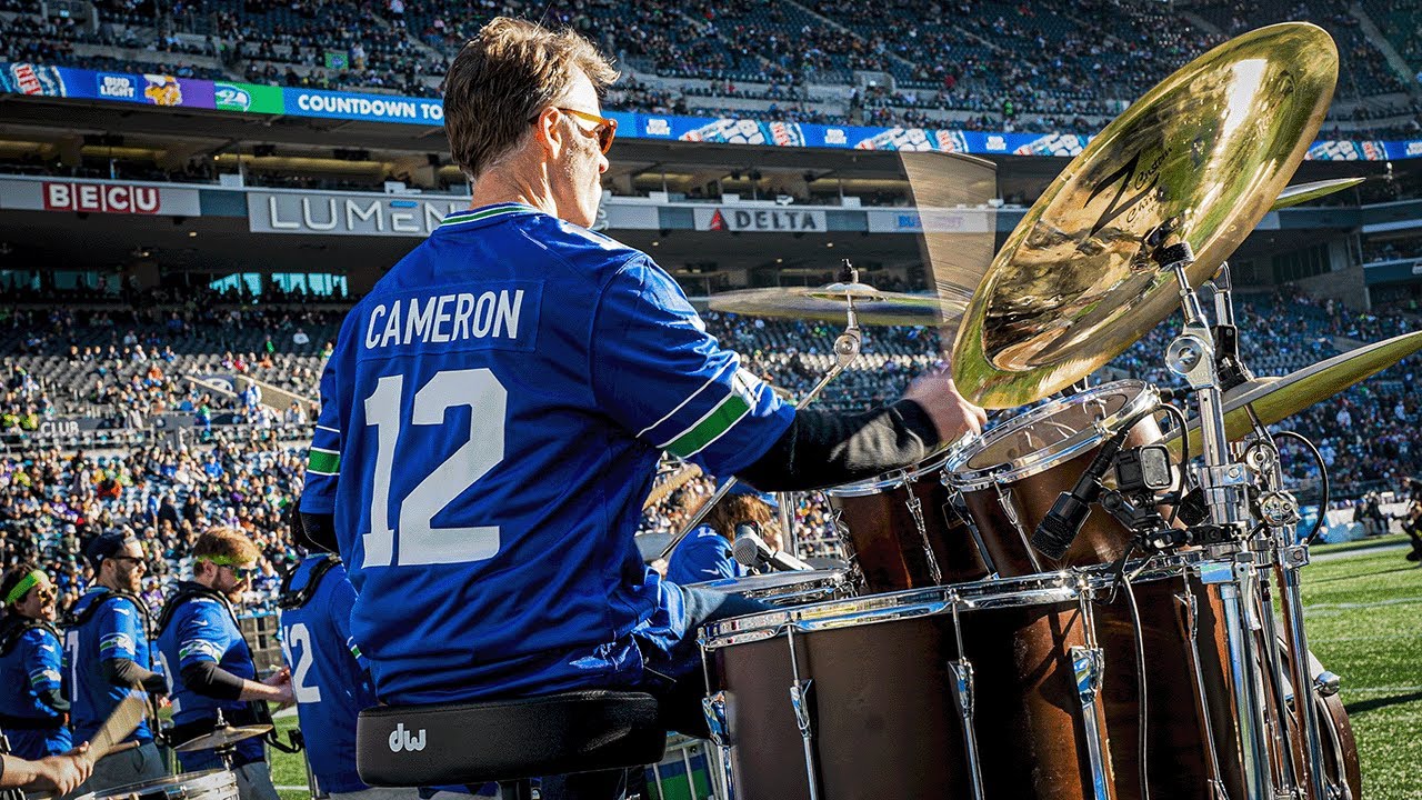 Matt Cameron Drumming With The Seahawks Drumline - December 2025