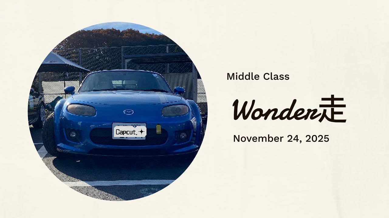 Wonder走（中級）を走ってきました。初めてのクラッシュ画像入り