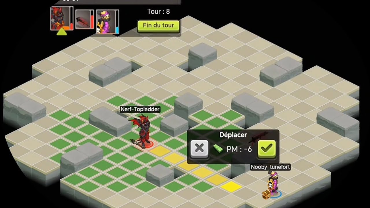 J'affronte un enutrof niv 56 opti / dofus touch pvp tbl