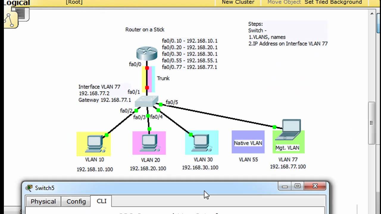 Router on a Stick, Inter-VLAN Routing - Part 2