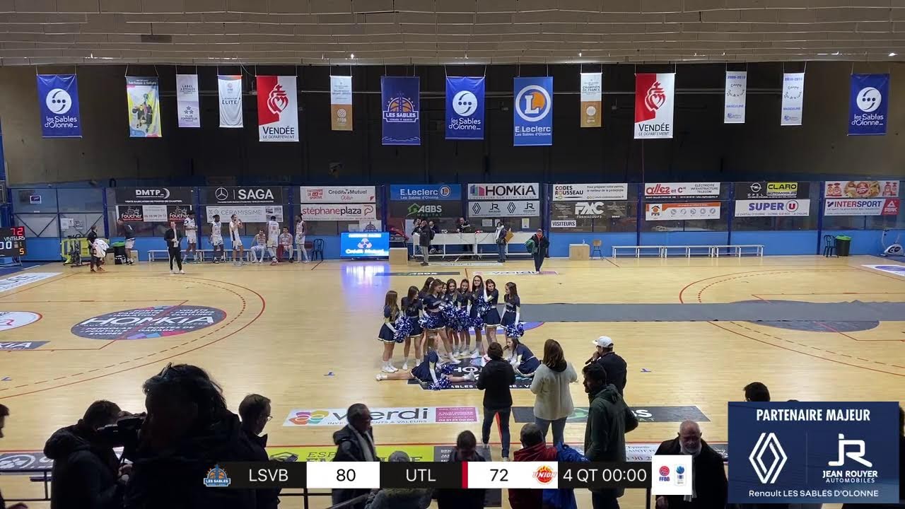 Championnat de France de Basket-ball - NM1  : Les Sables Vendée Basket - UTL
LSVB VS UTL