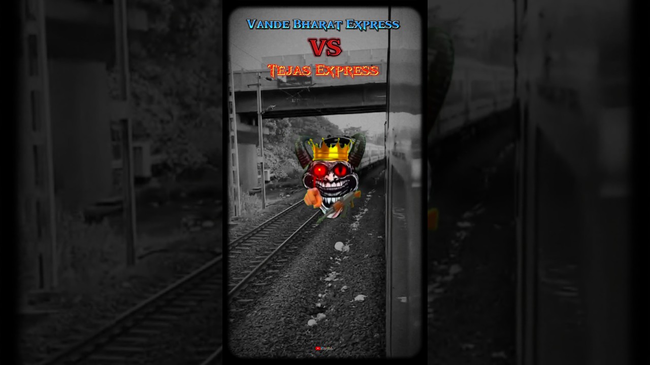 Tejas Express VS Vande Bharat Express 😱🔥 #vairalshort #vairalvideo #vairalreels #tranding #train 🔥🔥