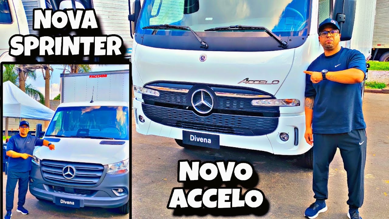 RECEBI UM CONVITE PARA CONHECER A NOVA SPRINTER E O NOVO ACCELO DA MERCEDES BENZ