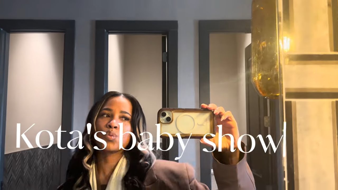 Kota's baby shower with me 