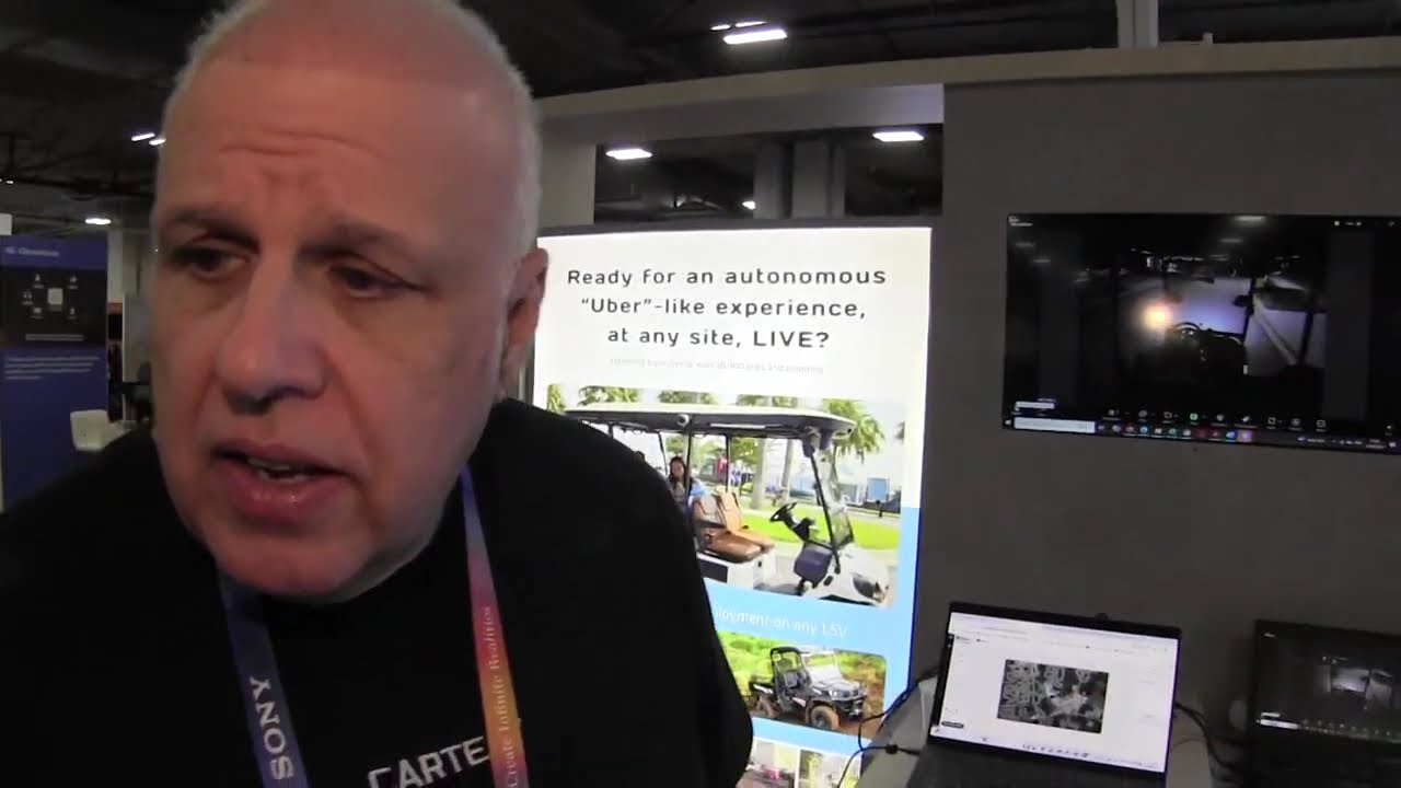 CES'25: Driver-free shuttles and carts; Watch CartEAV demonstrate a shuttle 2,000 miles away