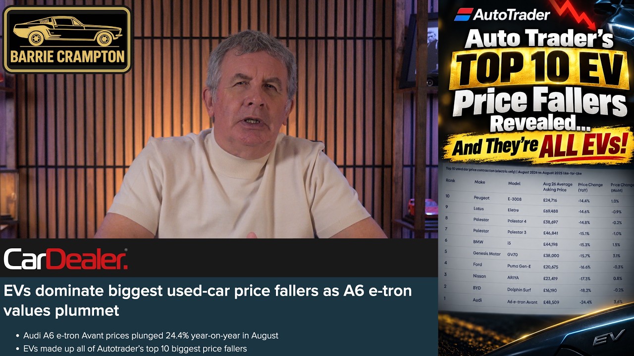 Опубликован ТОП-10 электромобилей, цены на которые упали по версии Auto Trader&hellip; И ВСЕ они &mdash; элект...