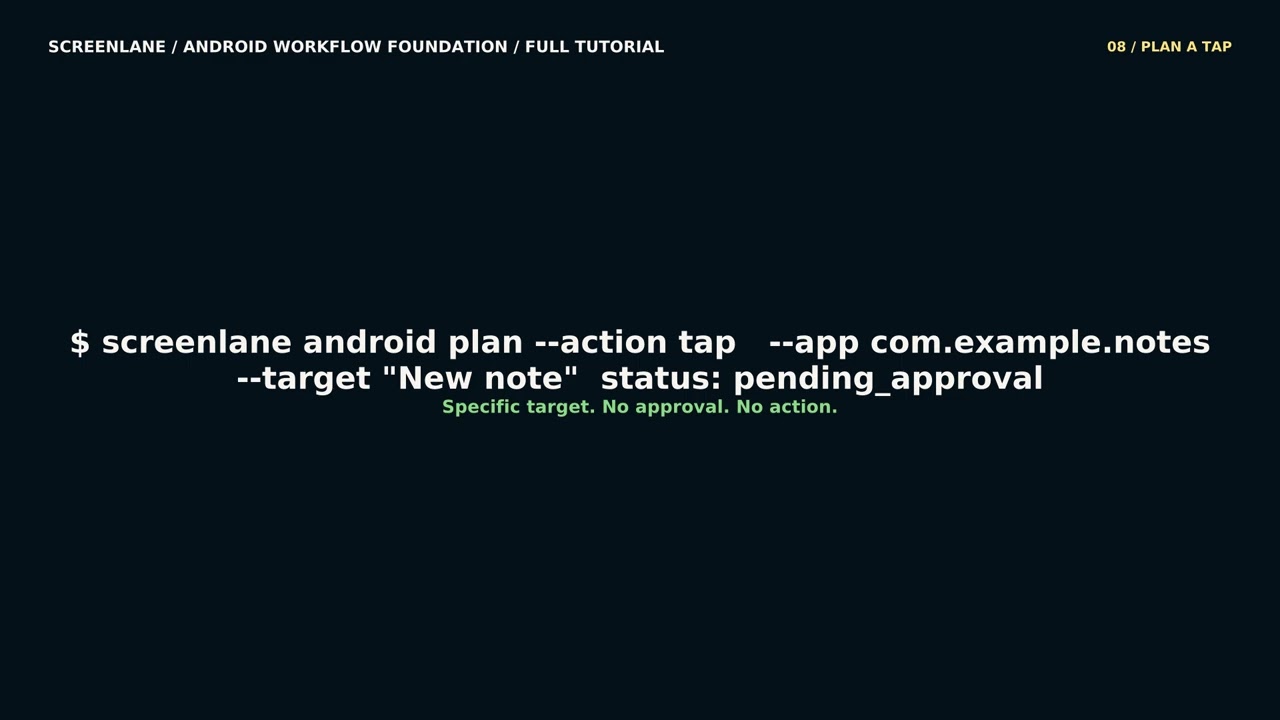Safe Android Workflows for AI Agents: ScreenLane Tutorial