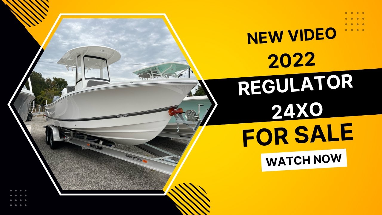 New 2022 Regulator 24XO 24 ft Bay Boat For Sale In Jacksonville, FL: Walkaround