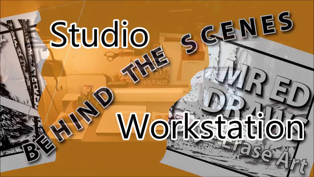 Lighting My Studio Workstation - Mr Ed Draws Behind the Scenes