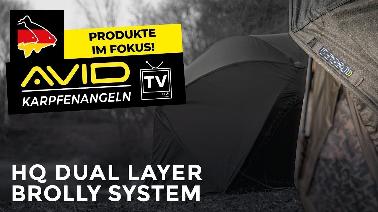 DAS ULTIMATIVE BROLLY-SYSTEM ZUM KARPFENANGELN | Das HQ Dual Layer Brolly System (Produkte im Fokus)