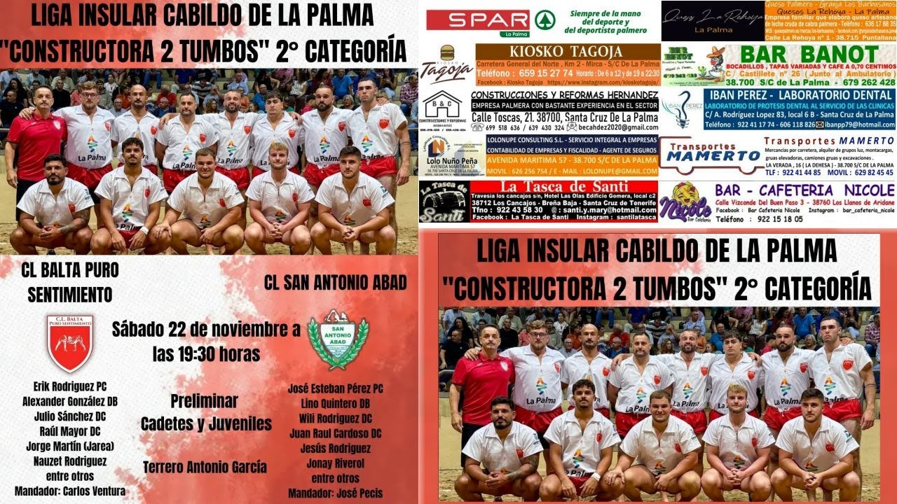 22-11-25 CL. BALTA PURO SENTIMIENTO - CL. SAN ANTONIO ABAD - VI JOR.  LIGA 2ª CATEGORIA