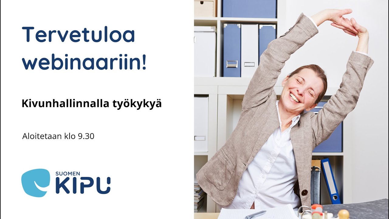 Kivunhallinnalla työkykyä -webinaaritallenne