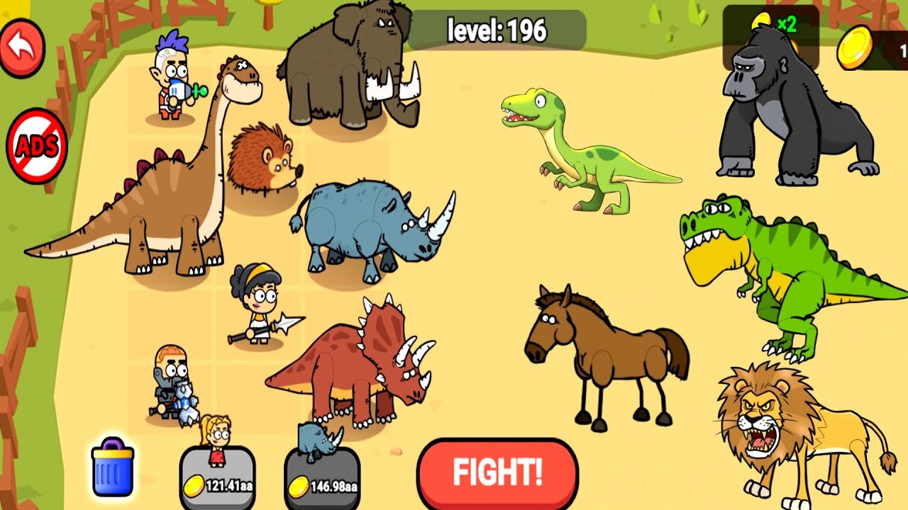 My Animals Merge Battle - Animals Meme Merge My perfect Zoo, Rise OF The Dinosaur