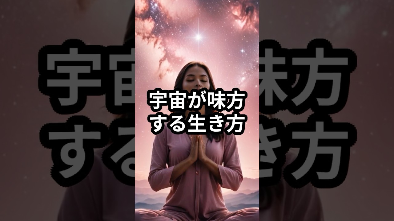 人生が好転する人が必ずやっている&ldquo;宇宙の流れに乗る方法&rdquo; #波動 #引き寄せの法則 #宇宙の法則 #願望実現 #スピリチュアル #人生好転 #shorts