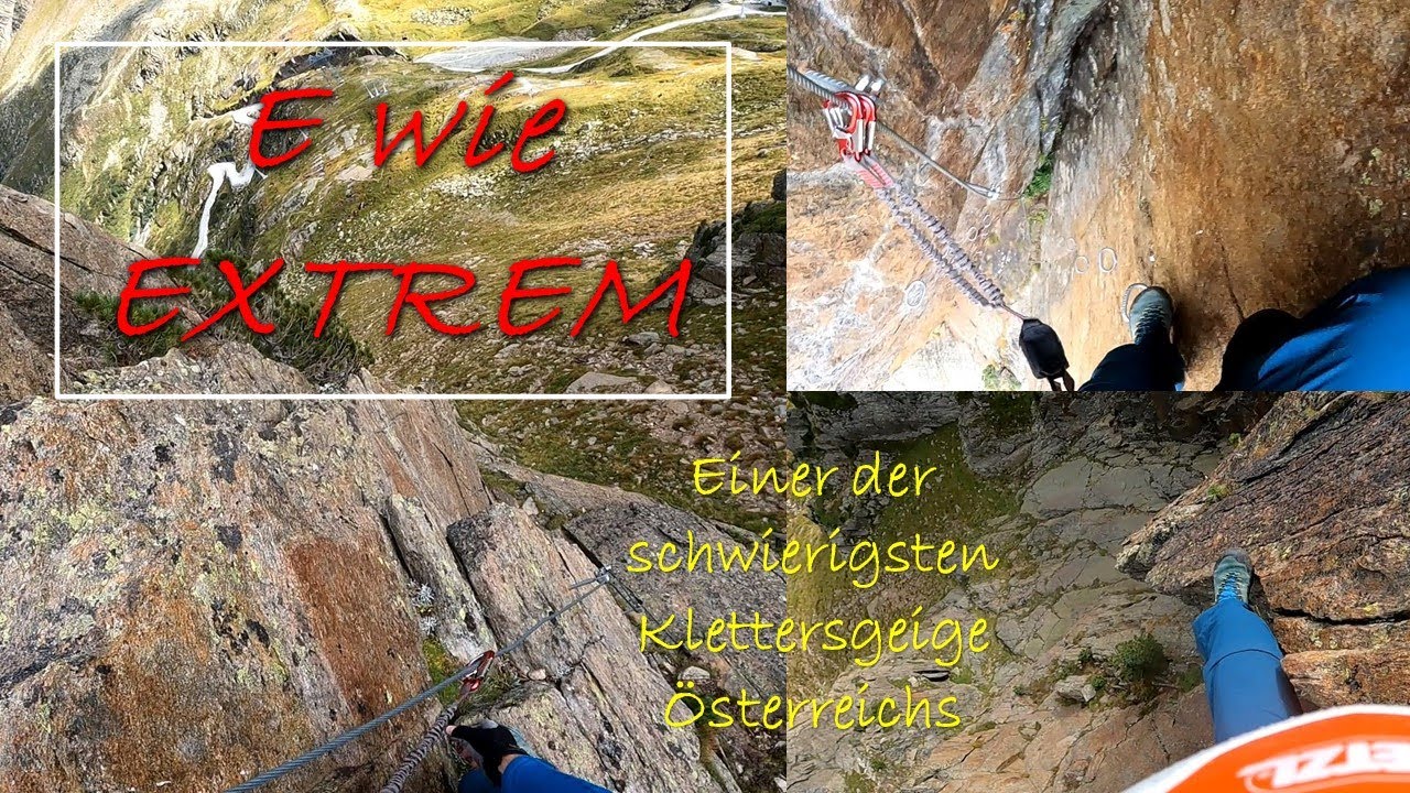 Klettersteig Fernau Express - Schwierigkeit E | Einer der schwersten Klettersteige Österreichs