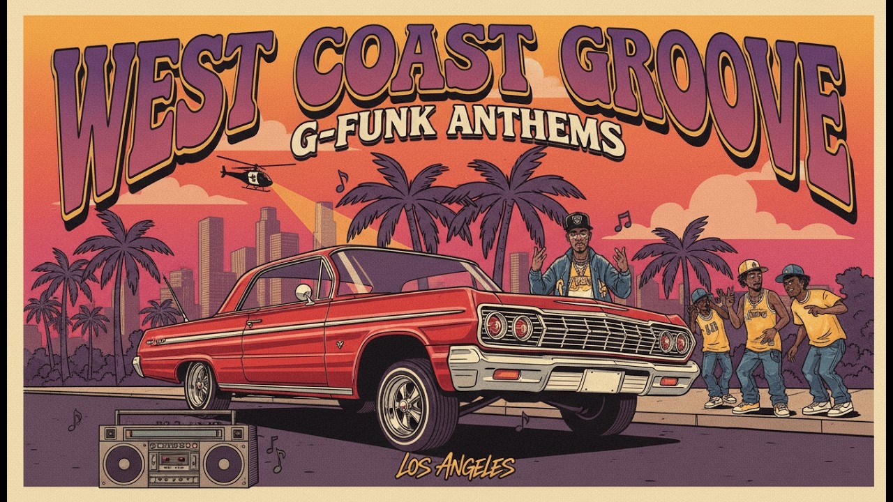 West Coast G-Funk Hip Hop Playlist (Original Album) | Smooth 90s Vibes, Talkbox, Lowrider Cruise
