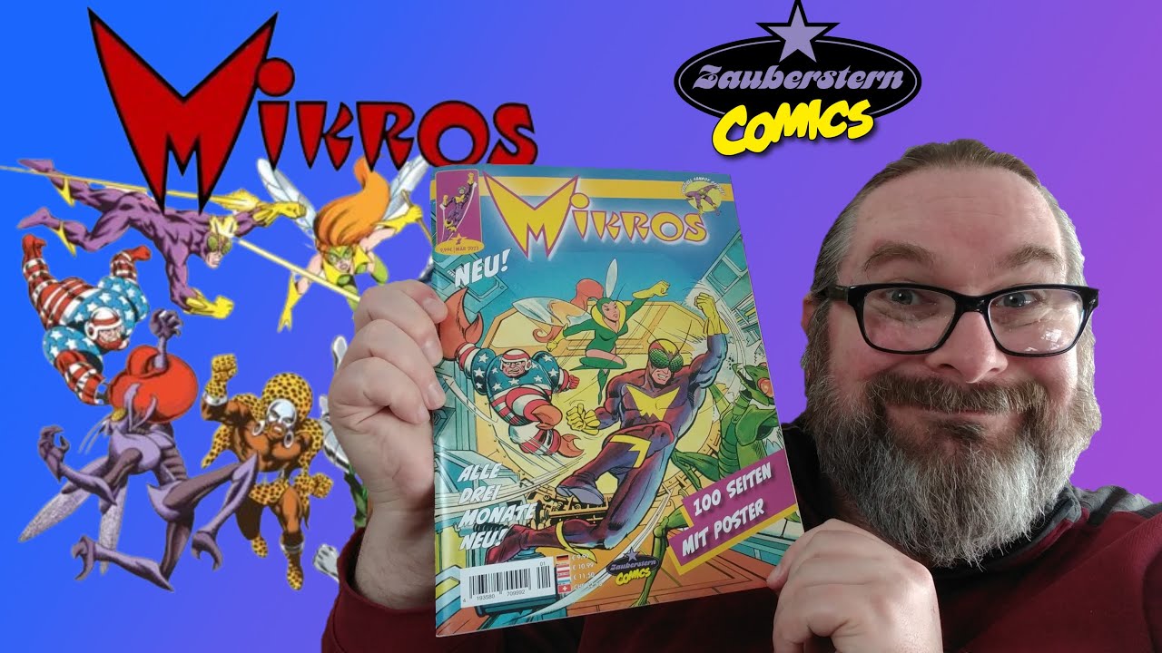 Die Nostalgie kehrt zurück; Comic-Review MIKROS - TITANEN DER GERECHTIGKEIT von Zauberstern Comics