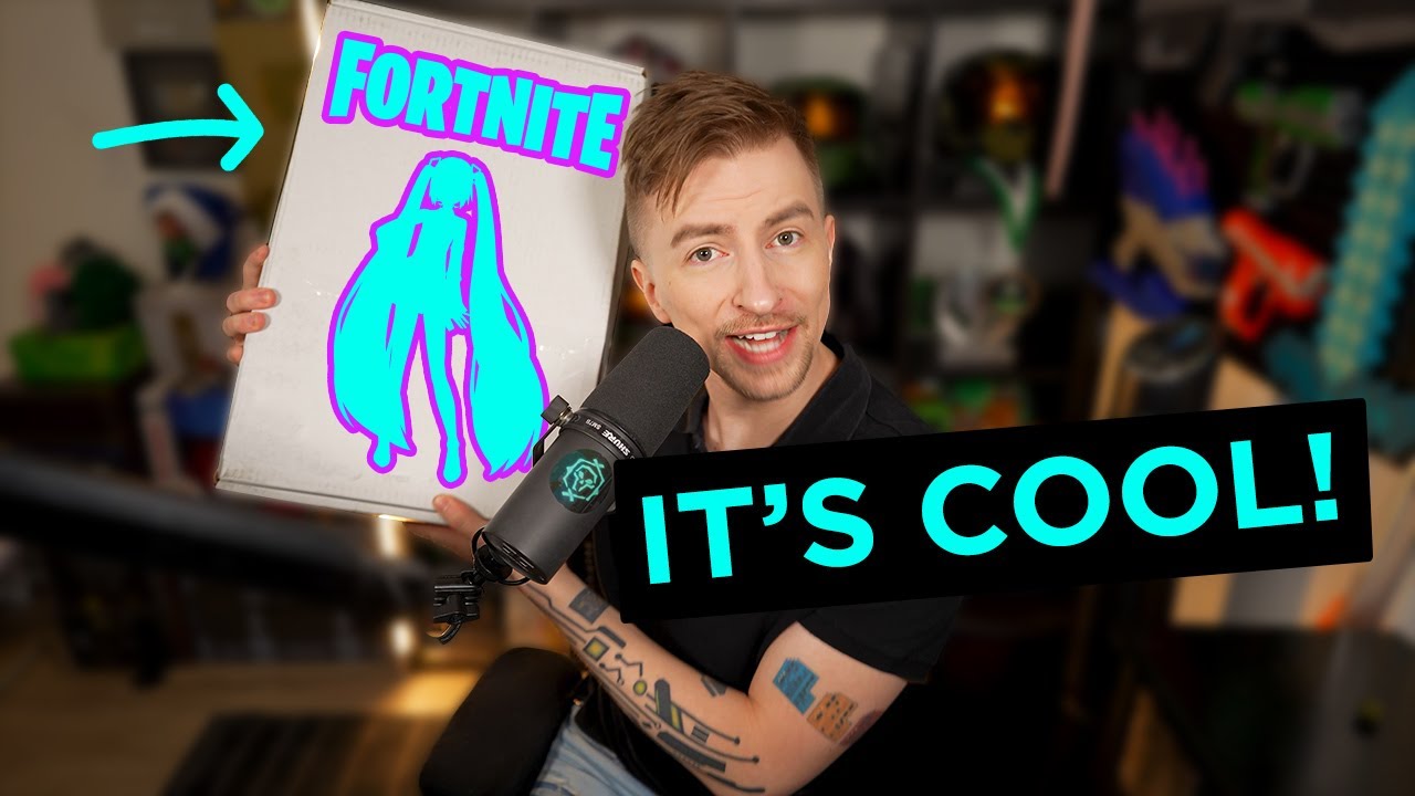 EPIC GAMES sent me a HATSUNE MIKU FORTNITE Package!