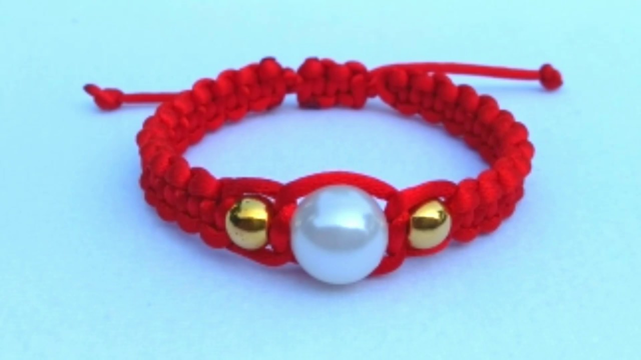 Tutorial simpel,gelang tali satin, macrame bracelet,pelangi shop