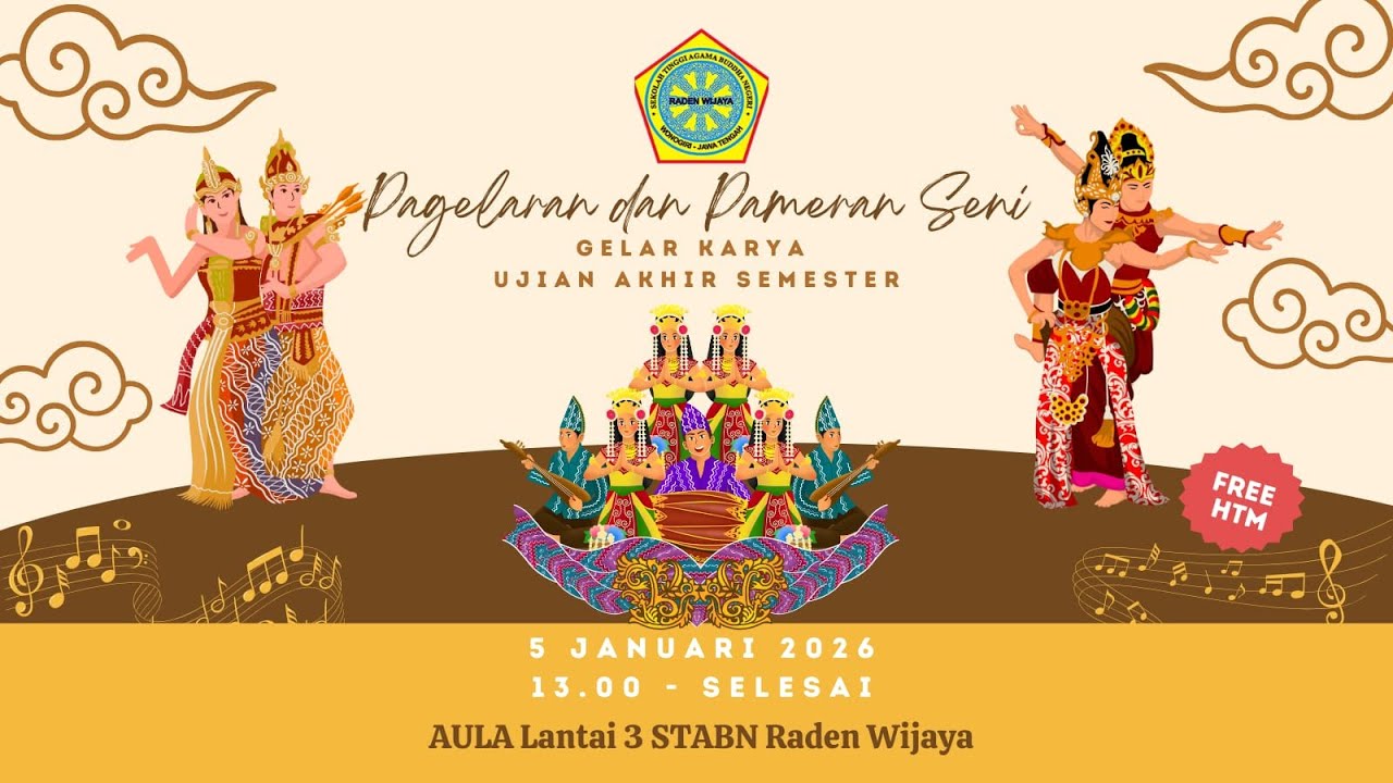Pagelaran dan Pameran Seni Mahasiswa STAB Negeri Raden Wijaya