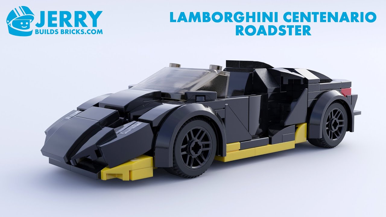 LEGO Lamborghini Centenario Roadster instructions (MOC #123)