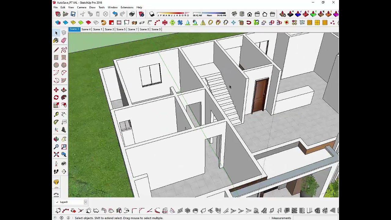 Como fazer Escada no Sketchup