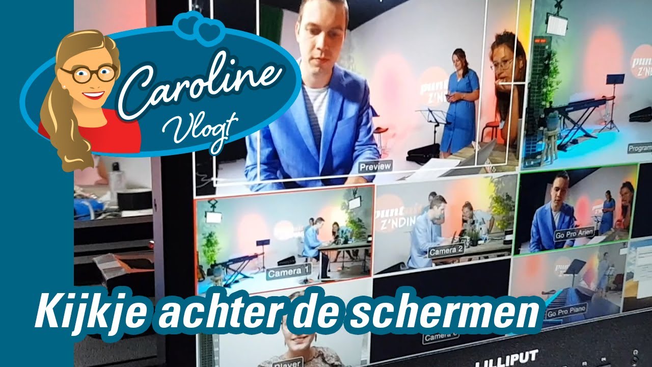 BTS van de live-uitzending, zingen voor Naëlle en Caroline's zus trouwt | Caroline Vlogt #37
