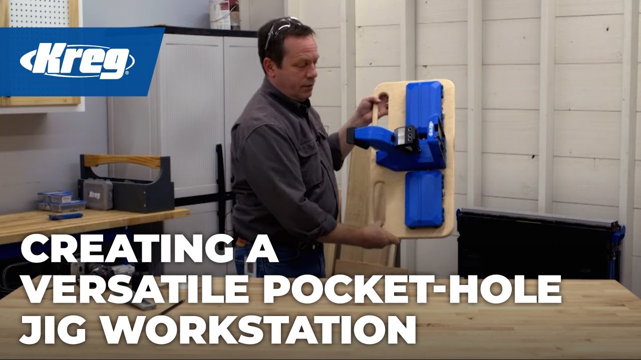 Set up a pocket-hole workstation: Kreg&reg; Pocket-Hole Jig 720/720PRO