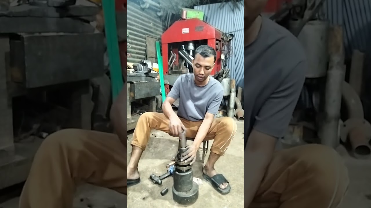 ক্র্যাঙ্কশ্যাফ্টে নতুন সংযোগকারী রড এবং বিয়ারিং ইনস্টল করা #ক্র্যাঙ্কশ্যাফ্টে# নতুন সংযোগকারী