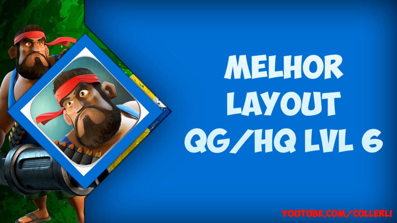 Boom Beach - melhor layout/template HQ/QG level 6 [BR] #compartilhe