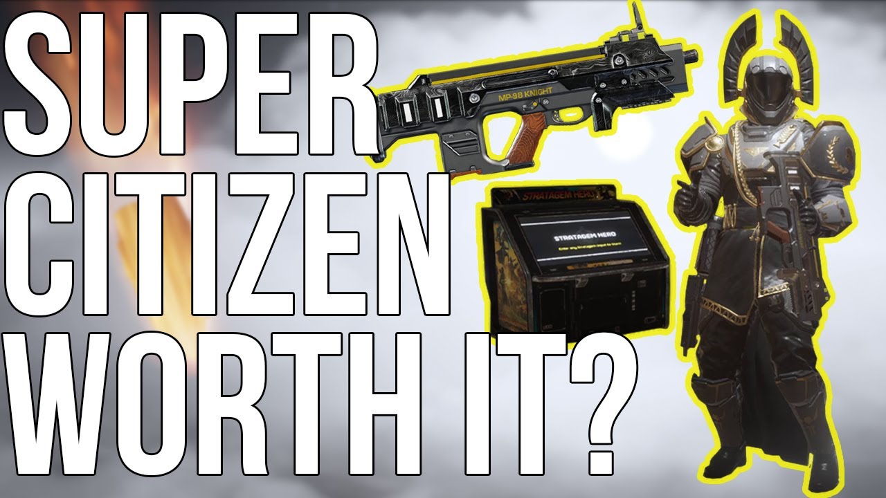 Is The Super Citizen Bundle Worth It in Helldivers 2?
