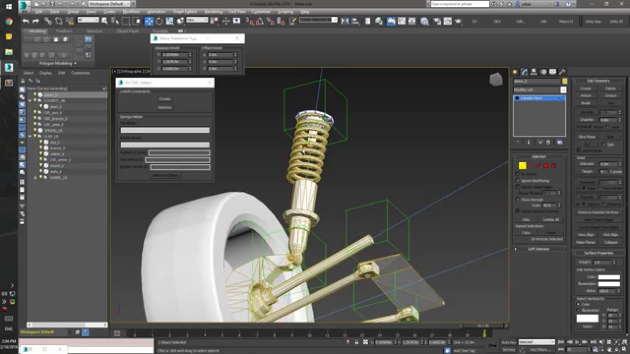 Assetto Corsa - How to Animate Suspension Using That Script And DIR_ Feature