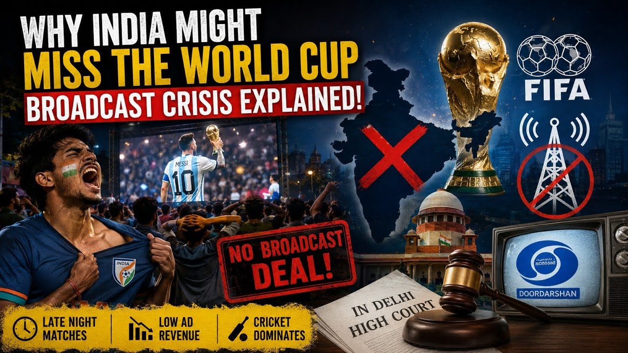 India Could MISS FIFA World Cup 2026? 😱 Broadcast Crisis Explained