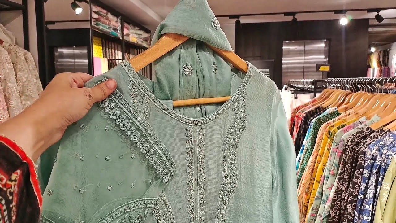 Bin Saeed Latest Collection 2023 | Royal Fashion Multi Brand Store | Raw Silk | Chikankari