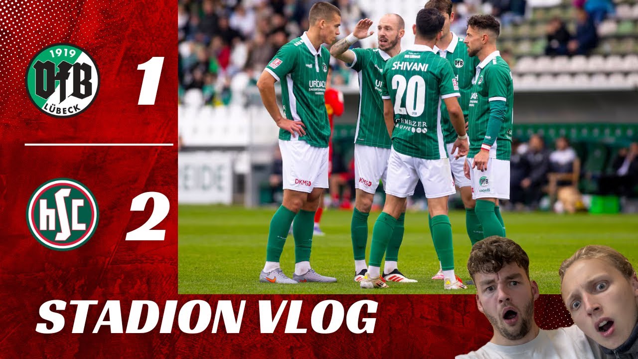 3 ROTE KARTEN & LAST MINUTE TOR 🙄😬| Stadionvlog VfB Lübeck vs. HSC Hannover