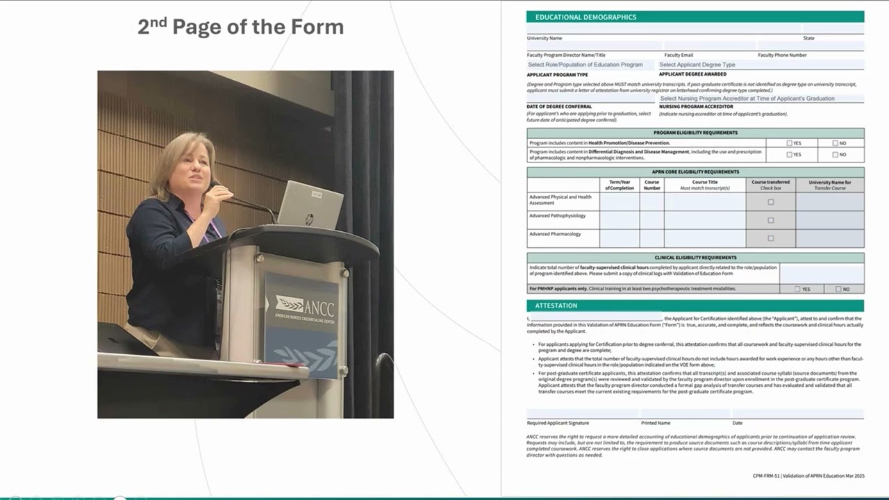2025 VOE Form Description