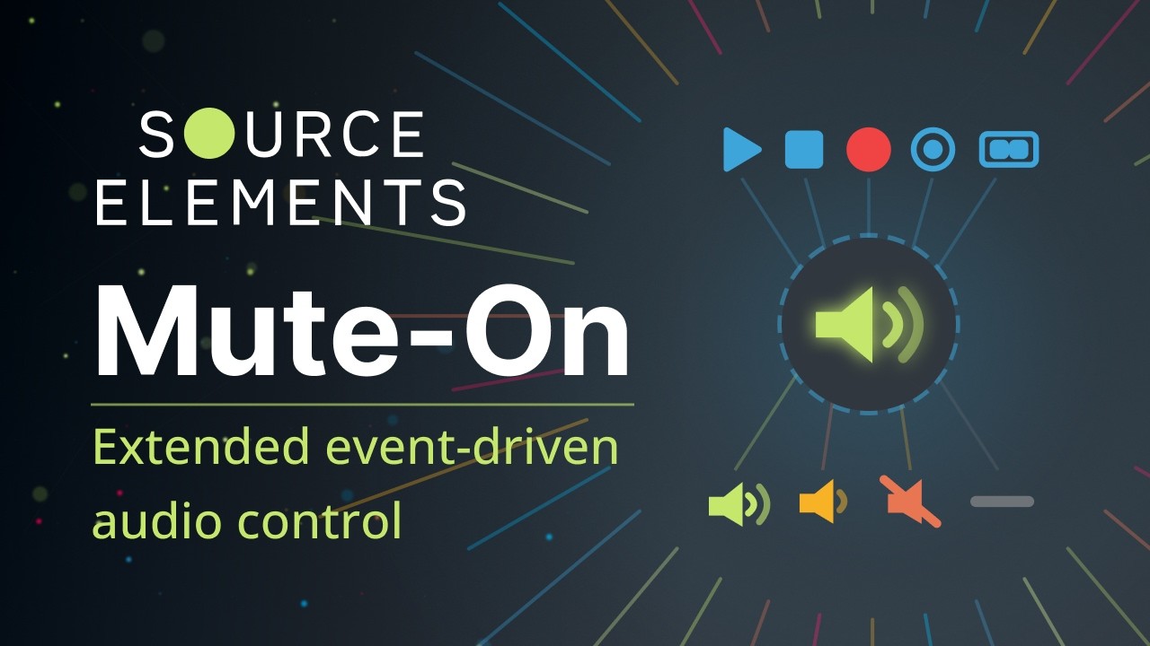 How to use Mute-On button in any Source Elements product