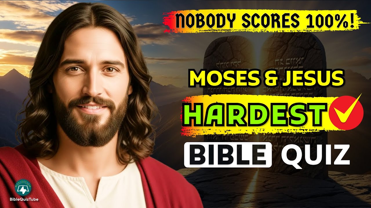 Almost Nobody Scores 100%! Moses & Jesus Hardest Bible Quiz | Test Your Knowledge