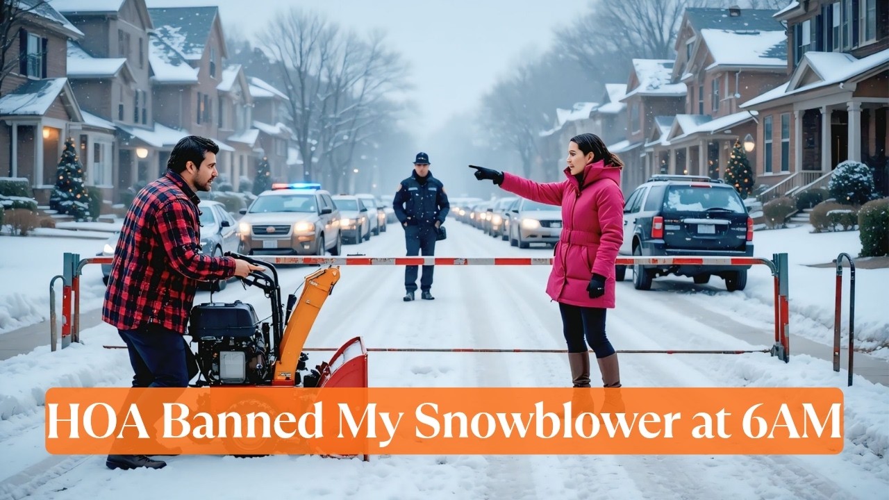 HOA Banned My Snowblower at 6am, So I Revoked Their Easement – Now They're Stuck