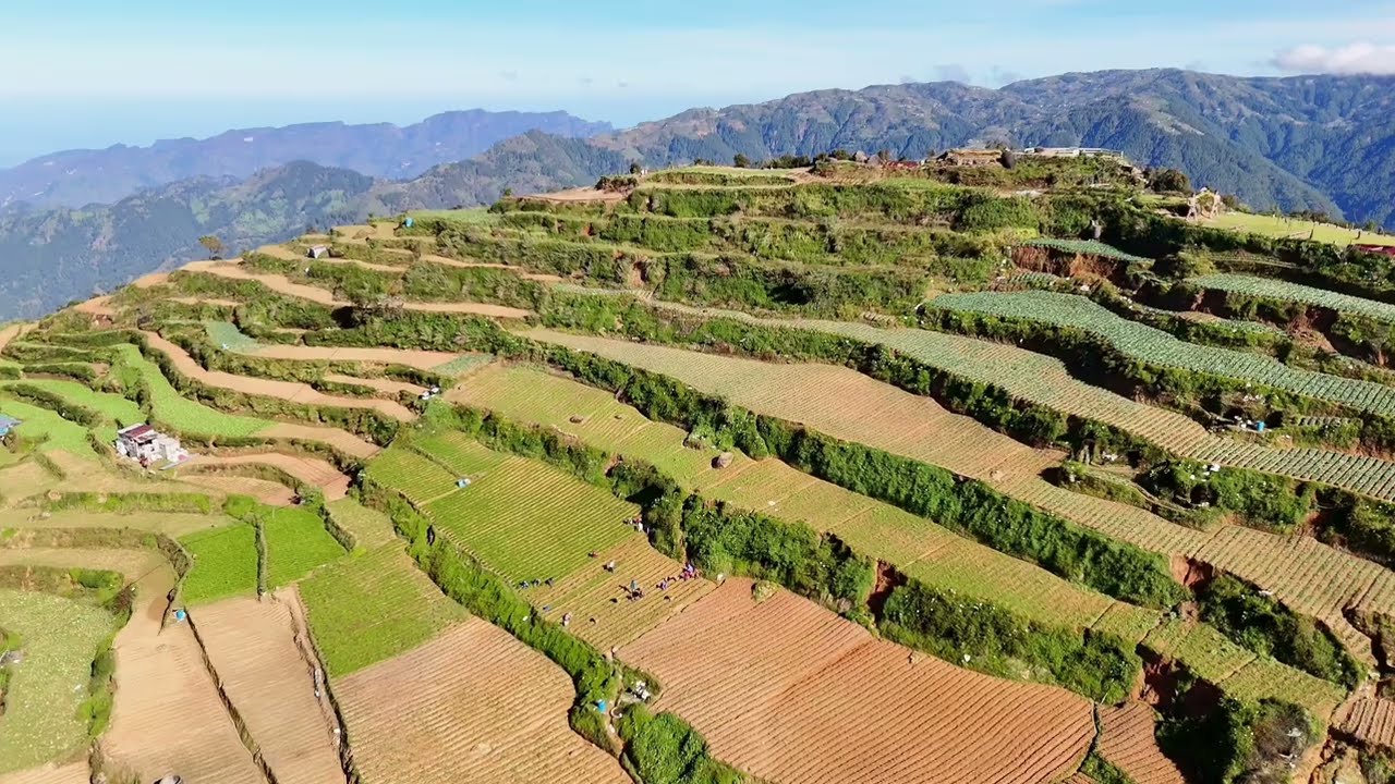 Mt. Olis View Point, Benguet, Atok, Philippines  #drone #mountains #fly #philippines 